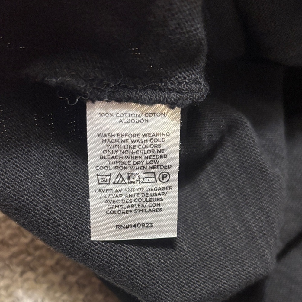 LOFT Black Sweater with Shoulder Buttons - Picture 7 of 9